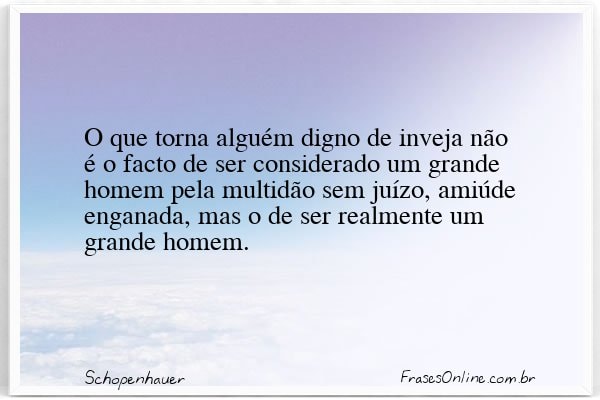 Frase de Schopenhauer