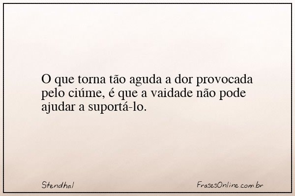 Frase de Stendhal