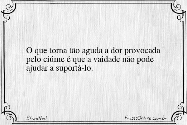 Frase de Stendhal