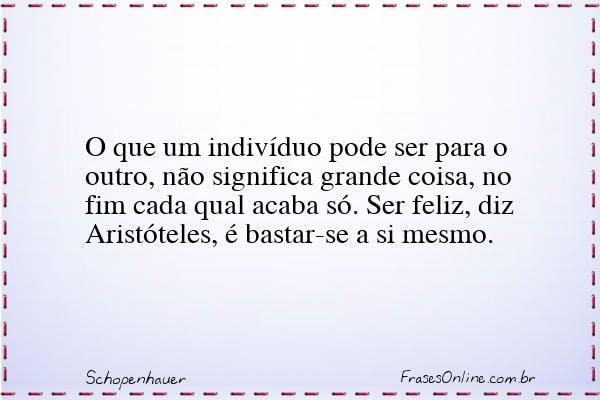 Frase de Schopenhauer
