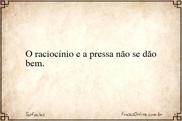Frase de Sófocles