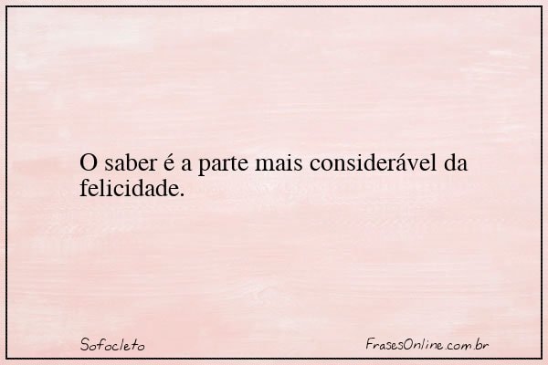 Frase de Sofocleto