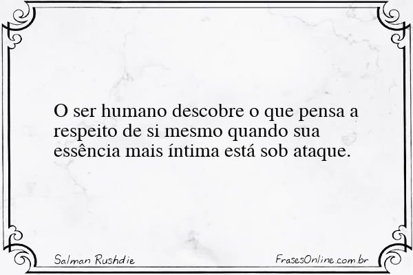 Frase de Salman Rushdie