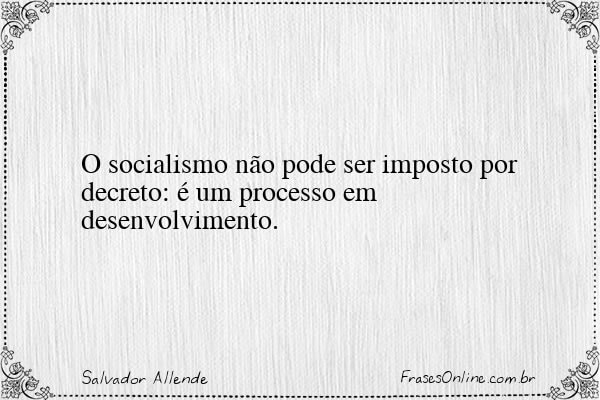 Frase de Salvador Allende