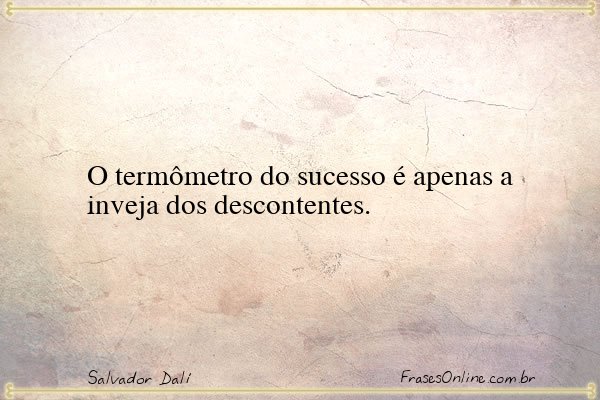 Frase de Salvador Dalí