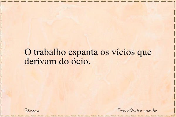 Frase de Sêneca