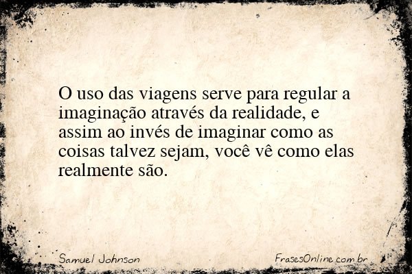 Frase de Samuel Johnson