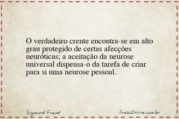 Frase de Sigmund Freud