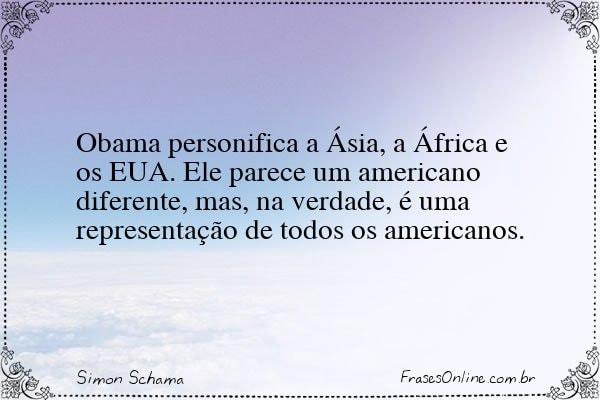 Frase de Simon Schama