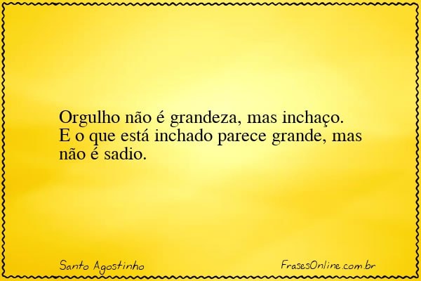 Frase de Santo Agostinho