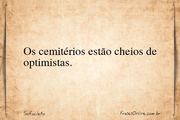 Frase de Sofocleto