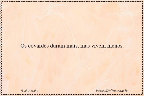 Frase de Sofocleto