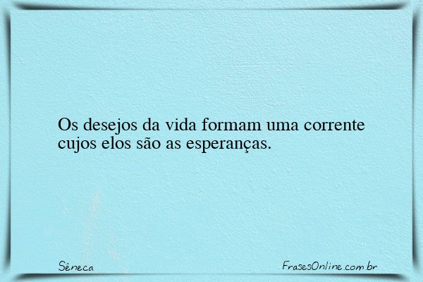 Frase de Sêneca