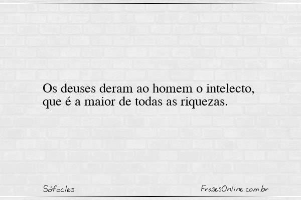 Frase de Sófocles