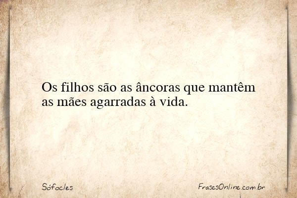 Frase de Sófocles