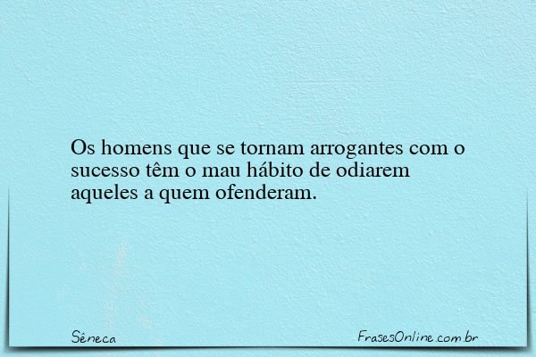 Frase de Sêneca
