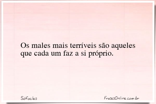 Frase de Sófocles