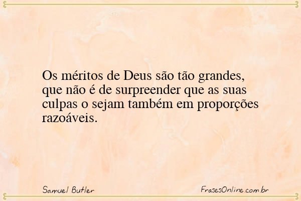 Frase de Samuel Butler