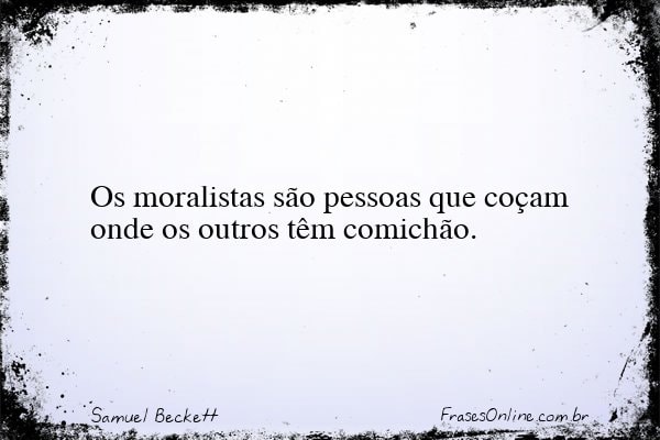 Frase de Samuel Beckett