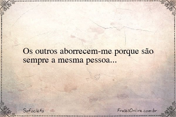 Frase de Sofocleto