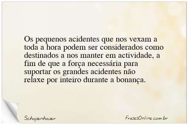 Frase de Schopenhauer