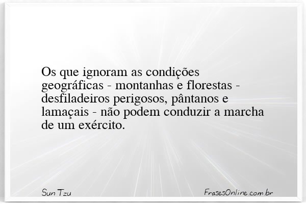 Frase de Sun Tzu