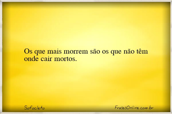 Frase de Sofocleto
