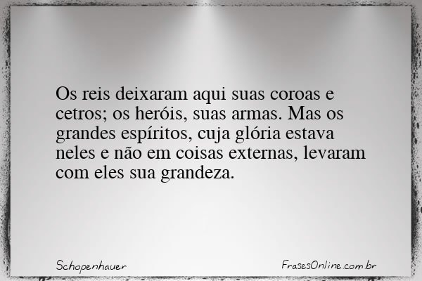 Frase de Schopenhauer