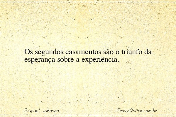 Frase de Samuel Johnson