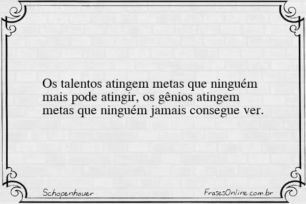 Frase de Schopenhauer
