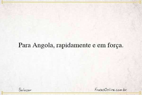 Frase de Salazar