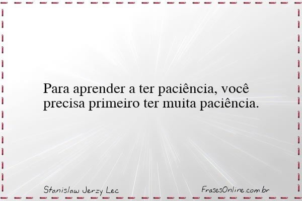 Frase de Stanislaw Jerzy Lec