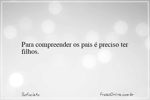 Frase de Sofocleto