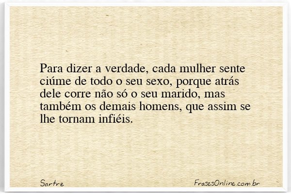 Frase de Sartre