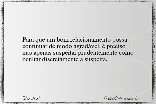 Frase de Stendhal