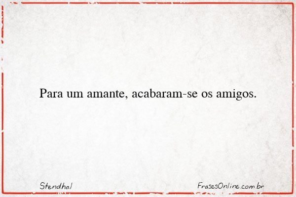 Frase de Stendhal