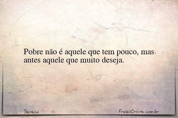 Frase de Sêneca