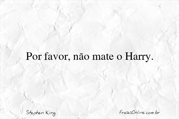 Frase de Stephen King