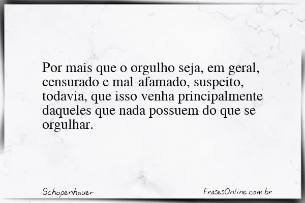 Frase de Schopenhauer