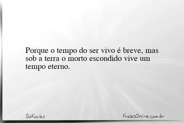 Frase de Sófocles
