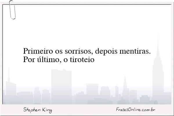 Frase de Stephen King