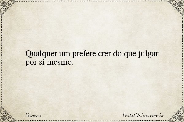 Frase de Sêneca