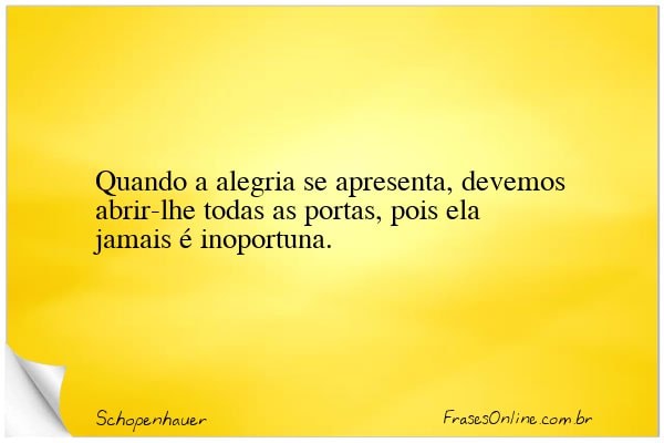 Frase de Schopenhauer