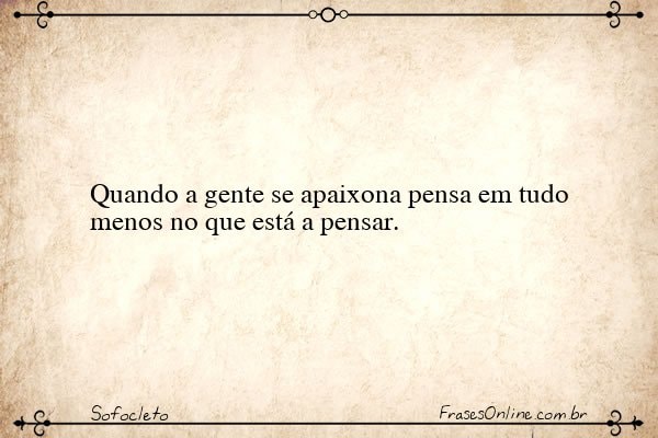 Frase de Sofocleto