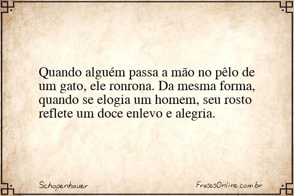 Frase de Schopenhauer