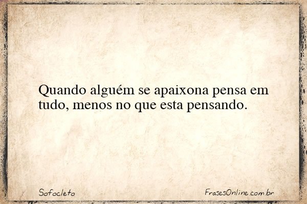 Frase de Sofocleto