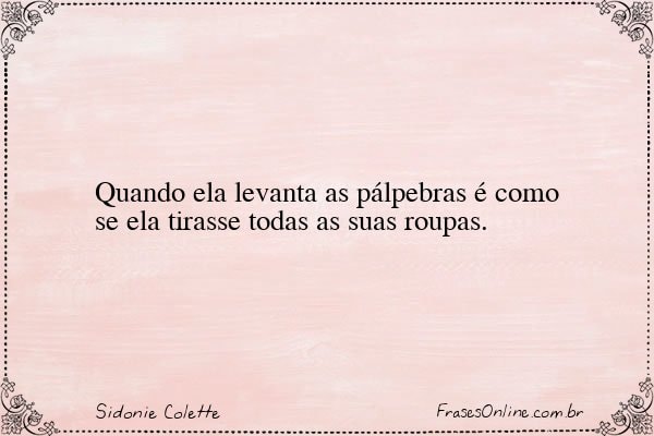 Frase de Sidonie Colette
