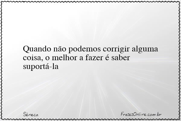 Frase de Sêneca