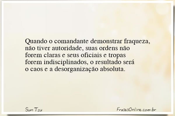 Frase de Sun Tzu