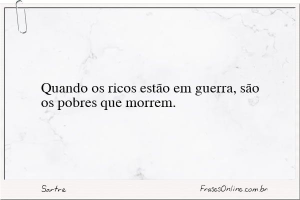 Frase de Sartre